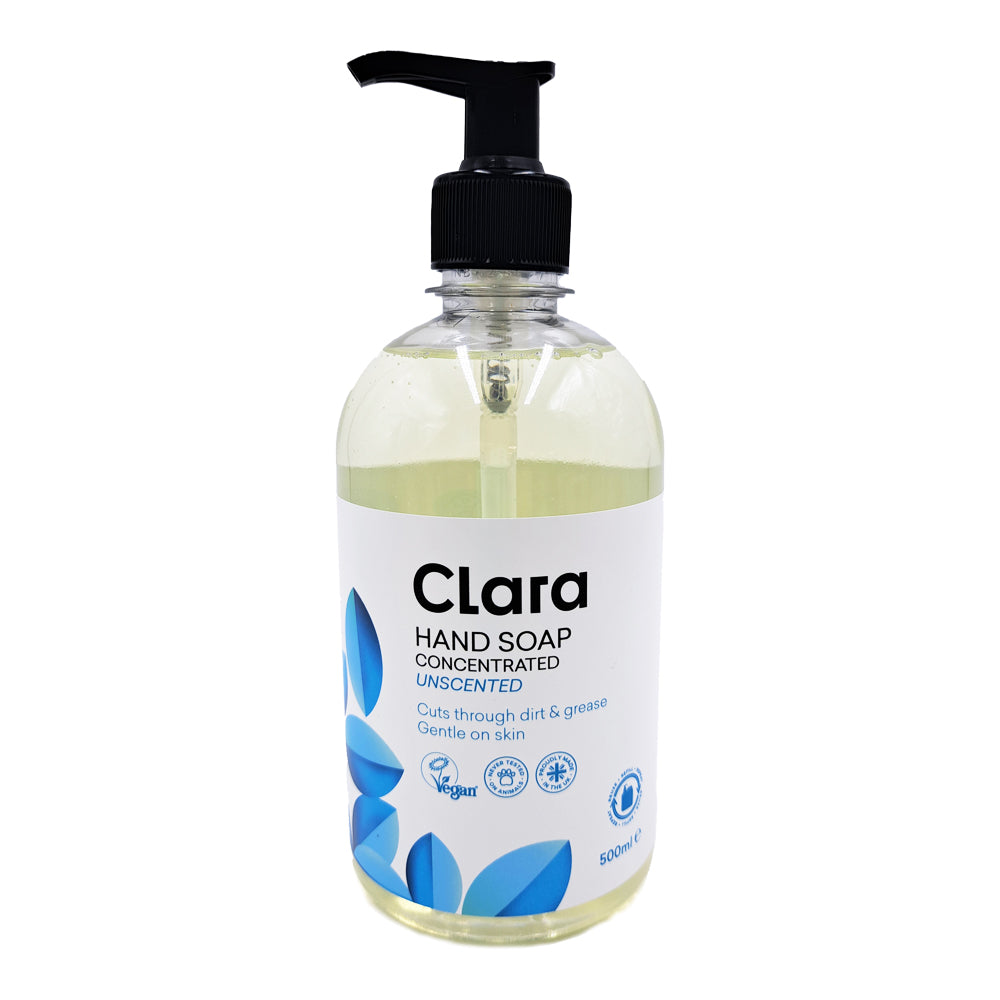 Clara Concentrated Hand Soap Unscented 500ml